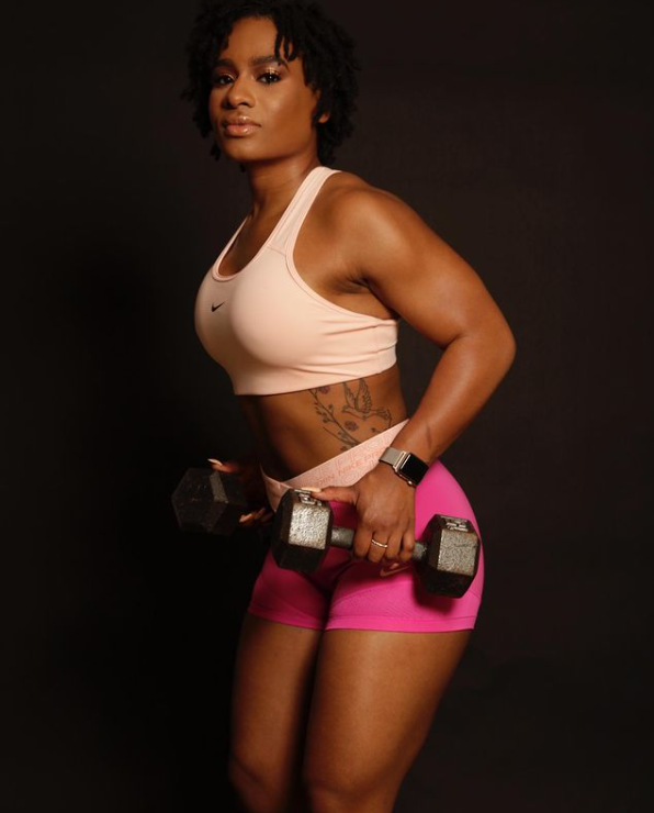 Ebony Female Fitness Model V1